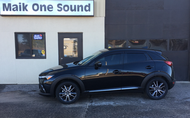 2018 Mazda CX-3 with professional window tint in North Bay